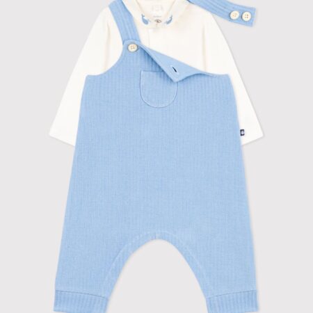 ENSEMBLE SALOPETTE BLEU+BODY/A0FMI