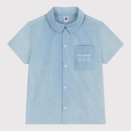 CHEMISE DEMIN MANCHES COURTES/A0F0G