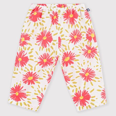 PANTALON FLUIDE A FLEURS/A0FU2