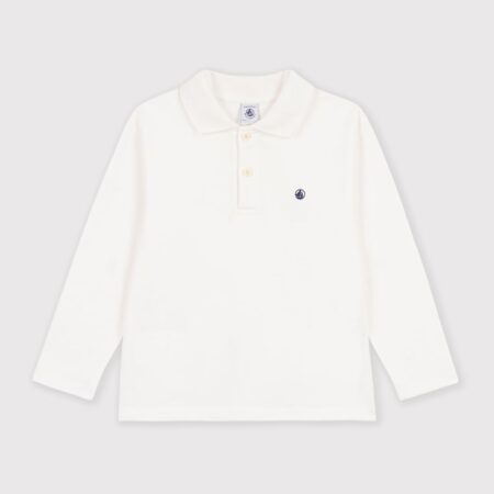 POLO ML ECRU GARCON/A0GVD