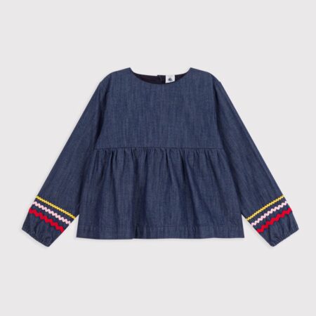 BLOUSE DEMIN FILLE /A0GBC