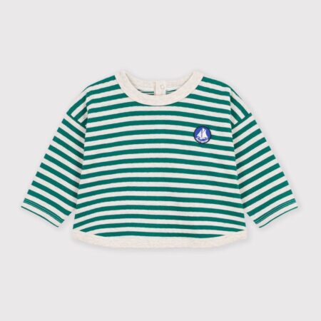 TEE SHIRT MARINIERE VERT/A0H10
