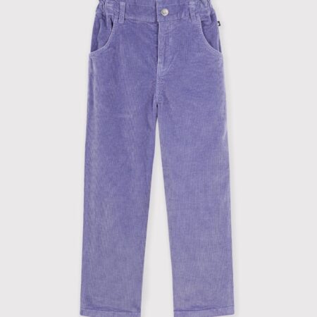 PANTALON VELOURS LAVANDE/A0GMC