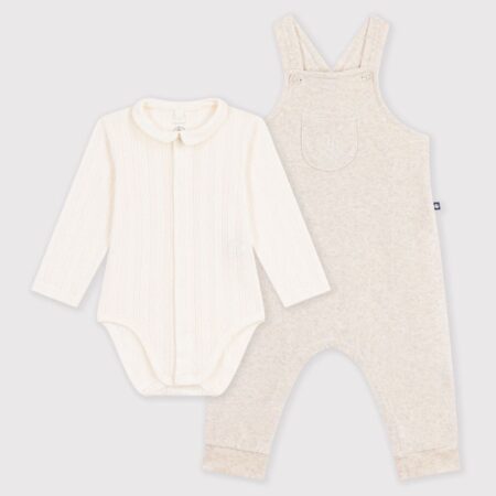 ENSEMBLE SALOPETTE CREME/A0GOU