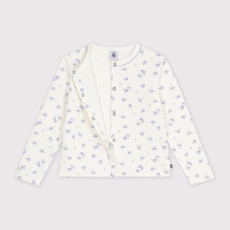 CARDIGAN FLEURS LAVANDE/A0GUT