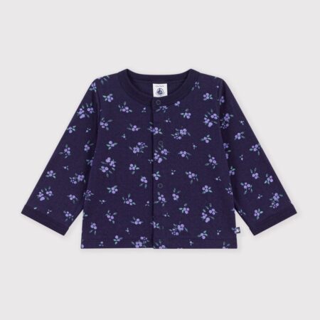 CARDIGAN FLEURIES LAVANDE/A0H1B