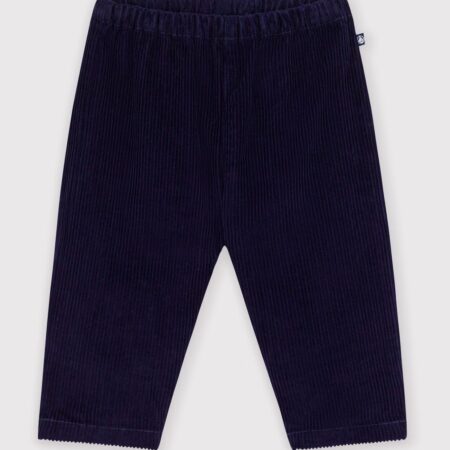 PANTALON MARINE VELOURS/A0H86