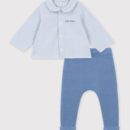 ENSEMBLE 2 PIECES VICHY BLEU/A0GCY
