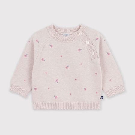 PULL LAINE FLEURS BRODEES/A0GBH