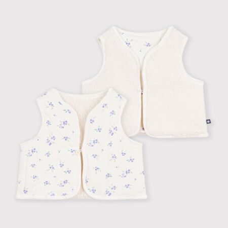 GILET REVERSIBLE SHERPA FLEURS/A0GIK