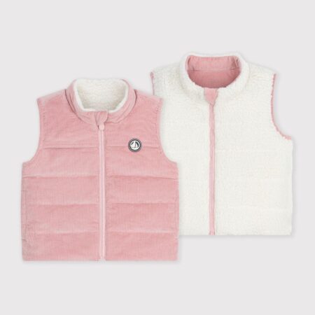 DOUDOUNE SS MANCHE REVERSILE ROSE/A0GIU