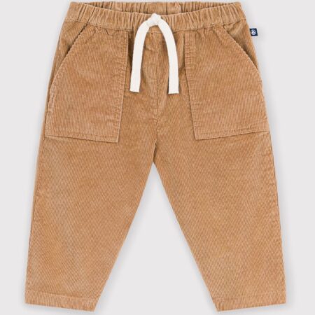 PANTALON VELOURS LATTE/A0GUI
